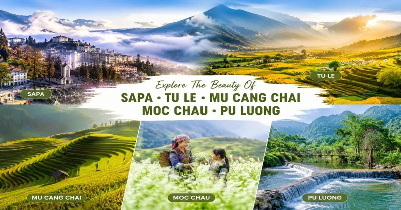 Northwest Vietnam 11-Day Private Tour: Sapa, Tu Le, Mu Cang Chai, Moc Chau & Pu Luong
