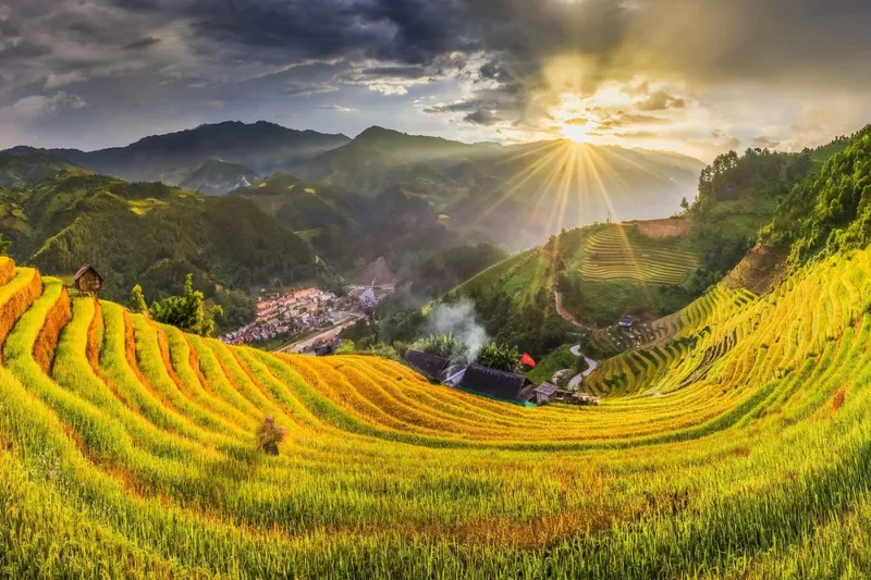 Hanoi → Nghia Lo → Tu Le → Khau Pha Pass → Mu Cang Chai