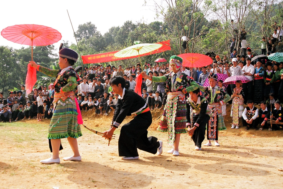 Traditional festival celebrations in Sapa