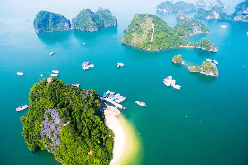 Hanoi – Tuan Chau Island – Halong Bay - Titop Island - Luon Cave (Breakfast/Lunch/Dinner)