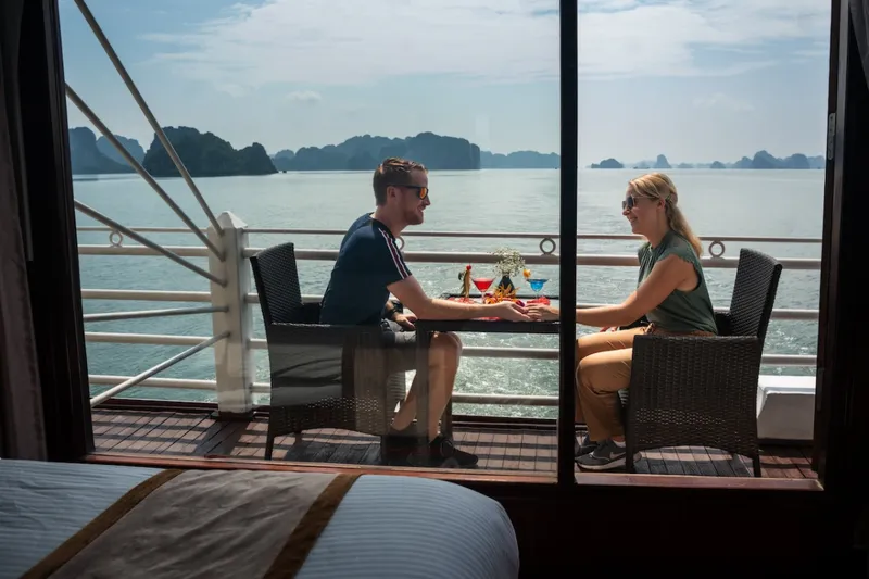 Hanoi – Bai Tu Long Bay – Cap La Island (L, D)