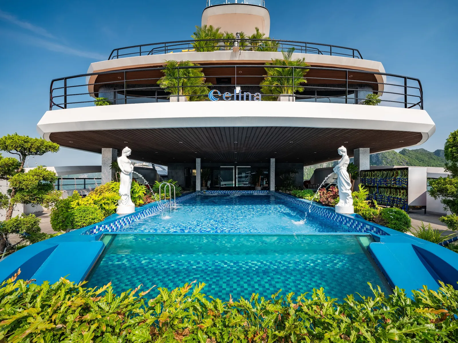The pool on Celina of The Seas