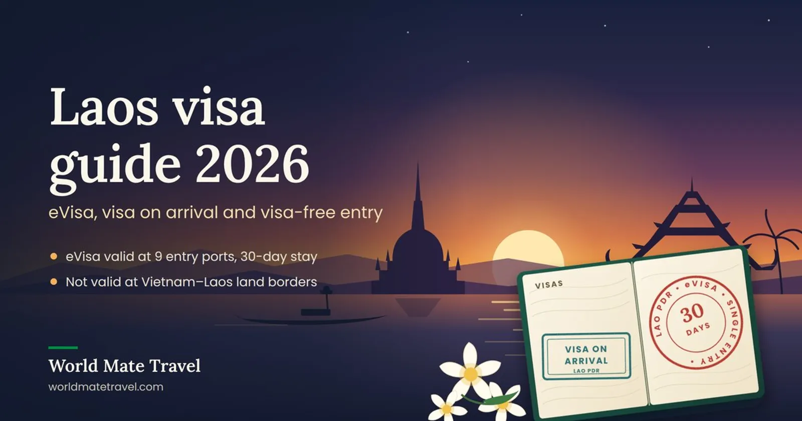 Laos visa guide evisa visa on arrival
