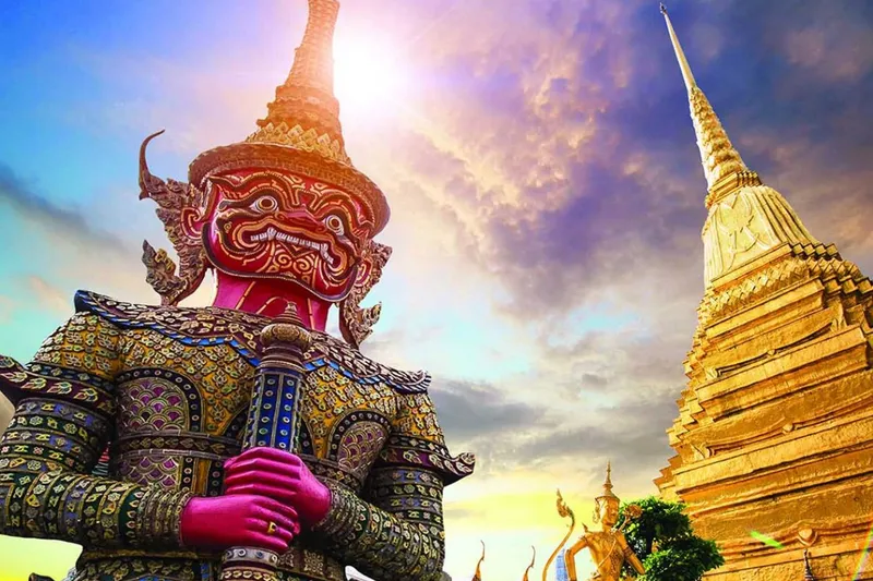 Arrival in Bangkok (-)